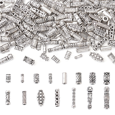 Tibetan Style Alloy Beads TIBEB-TA0001-18AS-1