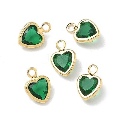 Brass Glass Charms KK-Z136-19G-01-1