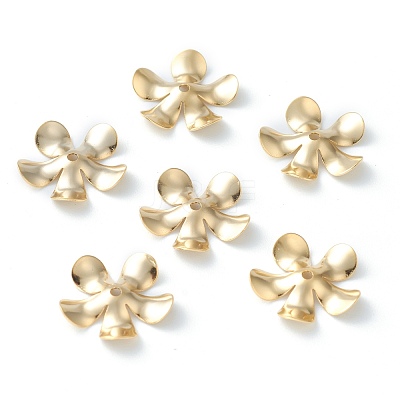 304 Stainless Steel Bead Caps STAS-H149-25G-1