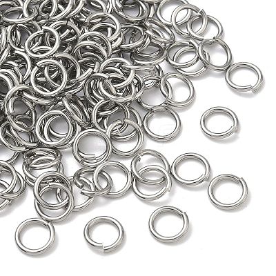 Tarnish Resistant 304 Stainless Steel Open Jump Rings X-STAS-R065-43-1