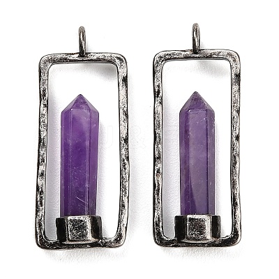 Natural Amethyst Pendants GG-CBACC2B-06AS-04-1
