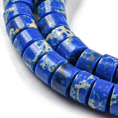 Synthetic Imperial Jasper Dyed Beads Strands G-D077-D01-02B-1