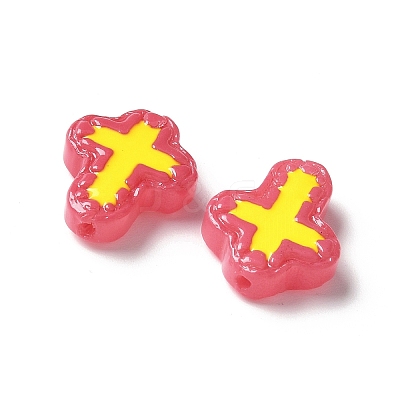 Baking Paint Glass Enamel Beads BLOW-D300-06U-1