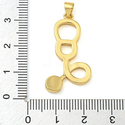 Rack Plating Brass Enamel Pendant KK-Z063-39G-01-1
