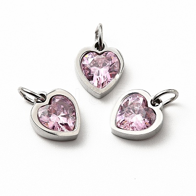 304 Stainless Steel Pendants STAS-D189-06P-02-1