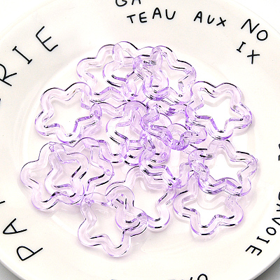 Transparent Acrlyic Pendants MACR-TAC0013-002G-1