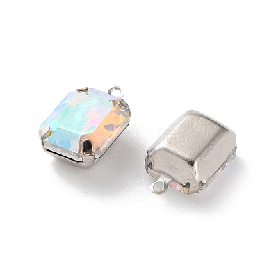 Rhinestone Pendants RGLA-P038-02P-08-1