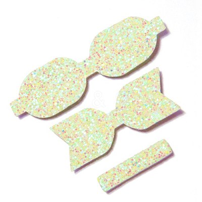 Glitter Non Woven Fabric Decoration Accessories AJEW-WH0002-10C-1