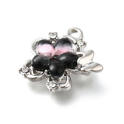 Alloy Acrylic Pendants PALLOY-R157-02P-02-1