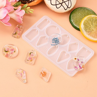 Pendant Silicone Molds X-DIY-F024-06-1