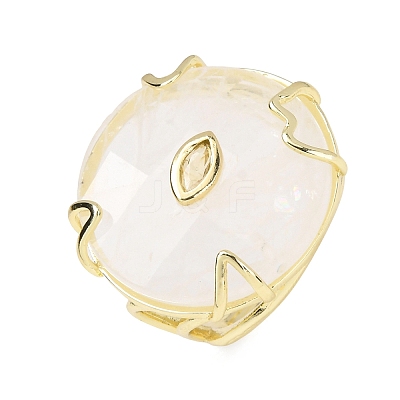Natural Quartz Crystal Cuff Rings GG-CBA5FCC-02G-08-1
