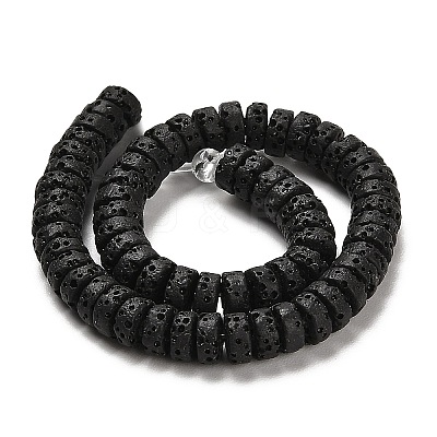 Natural Lava Rock Dyed Beads Strands G-L586-A01-06-1