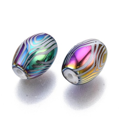 Electroplate Glass Beads EGLA-S197-23A-06-1