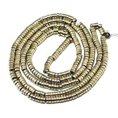 Electroplate Non-magnetic Synthetic Hematite Beads Strands G-S352-42A-01-1