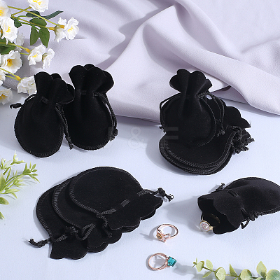 20Pcs Gourd Velvet Drawstring Bags TP-BBC0001-07A-04-1
