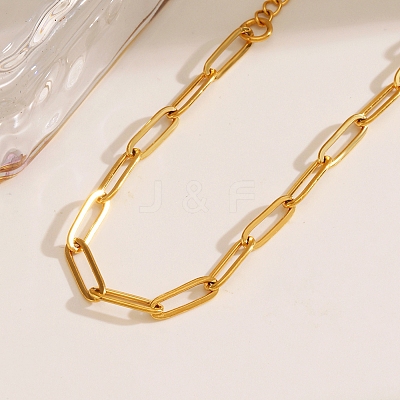 304 Stainless Steel Paperclip Bracelets PW-WGB3E23-01-1