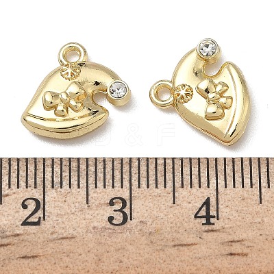Christmas Alloy Crystal Rhinestone Pendants FIND-L026-01A-G-1
