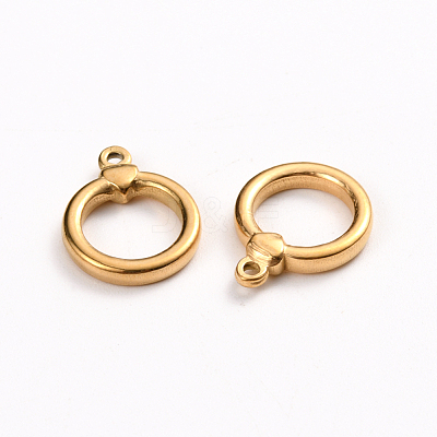 Ion Plating(IP) 304 Stainless Steel Toggle Clasps Parts STAS-D142-04B-G-1