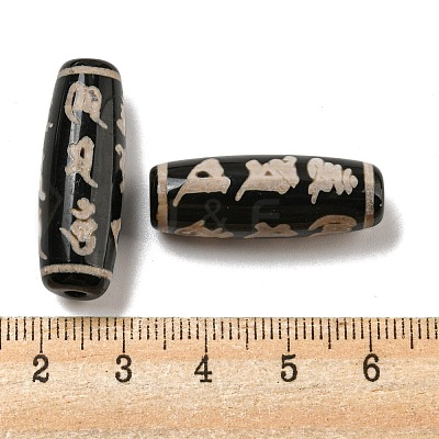 Tibetan Style dZi Beads Strands G-P526-B08-1