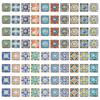 4 Bags Glass Cabochons GGLA-PH0001-75A-1