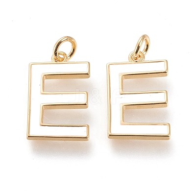 Brass Enamel Pendants KK-R139-04E-1