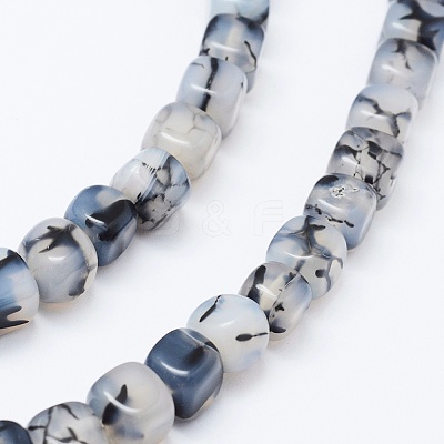 Natural Agate Beads Strands X-G-E469-01D-1
