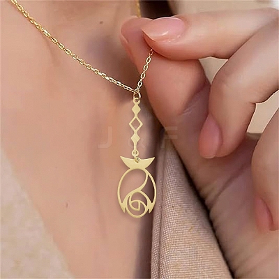 8Pcs 8 Styles Ion Plating(IP) 201 Stainless Steel Pendants STAS-YW0011-21-1