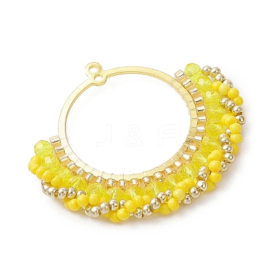 Glass Pendants PALLOY-MZ01278-03-1