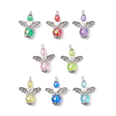 Transparent Acrylic Pendants PALLOY-JF03574-1