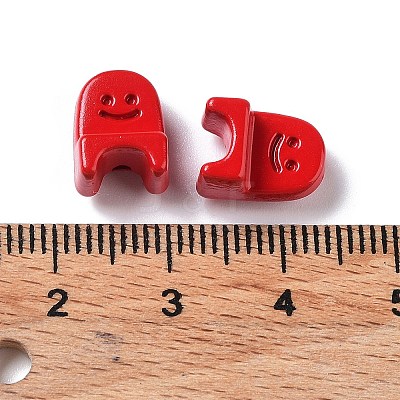 Spray Painted Alloy Bead PALLOY-H134-52-1