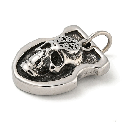 316 Surgical Stainless Steel Pendants STAS-Z073-74AS-02-1