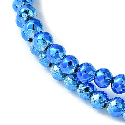 Baking Paint Synthetic Non-Magnetic Hematite Beads Strands G-H020-K01-06-1
