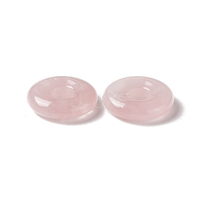 Natural Rose Quartz Pendants G-E135-03N-1