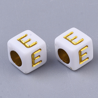 Plating Acrylic Beads SACR-S297-09E-1