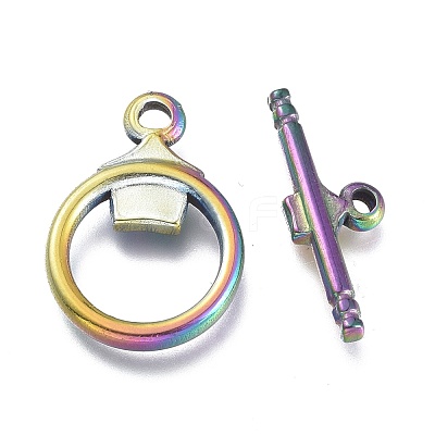 Ion Plating(IP) 304 Stainless Steel Toggle Clasps STAS-M278-02M-1
