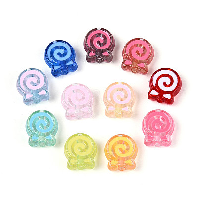 Transparent Acrylic Beads TACR-T030-17M-1