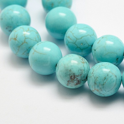 Natural Howlite Beads Strands X-G-E384-01-8mm-1