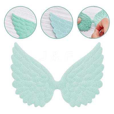 40Pcs 5 Colors Cloth Patches DIY-GF0005-06-1