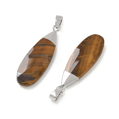 Natural Tiger Eye Pendants GG-CBA9F30-03P-02-1