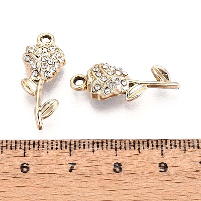 Alloy Rhinestone Pendants PALLOY-T090-56KCG-1