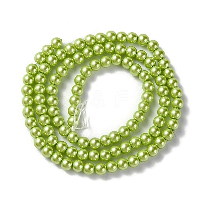 Grade A Glass Pearl Beads HY-J001-4mm-HX014-1