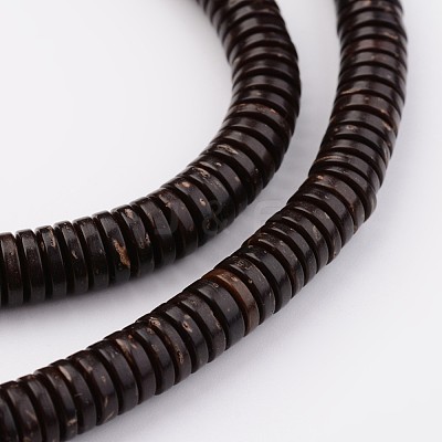 Natural Coconut Bead Strands BSHE-P021-23-6mm-1