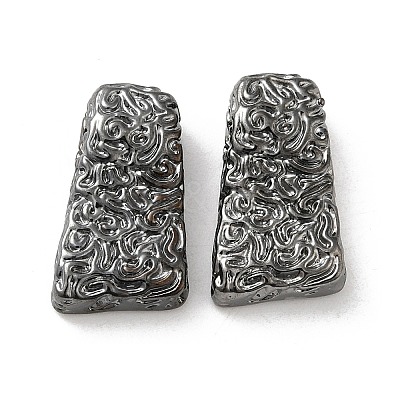Textured Brass Beads KK-H455-05B-1