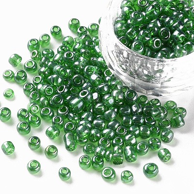 (Repacking Service Available) Glass Seed Beads SEED-C015-4mm-107B-1