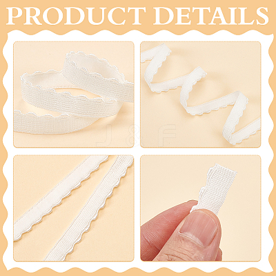 Flat Polyester Wide Elastic Cord OCOR-WH0100-22B-1