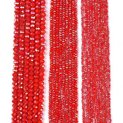 Electroplate Glass Beads Strands LS-EGLA-A044-P1mm-B22-1