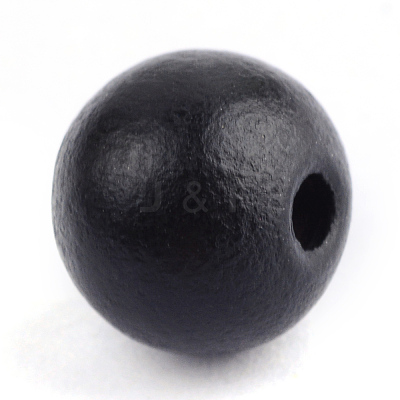 Dyed Natural Wood Beads WOOD-S662-6x7mm-A06-1