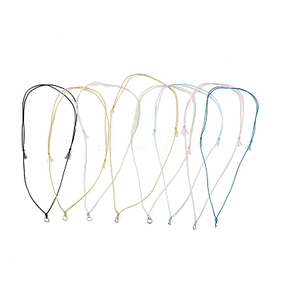 Adjustable Polyester Cord Necklace Making AJEW-JB01379-1