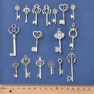 Tibetan Style Alloy Pendants FIND-D040-01AS-1