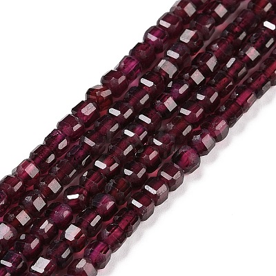 Natural Brazil Garnet Beads Strand G-C009-B05-1
